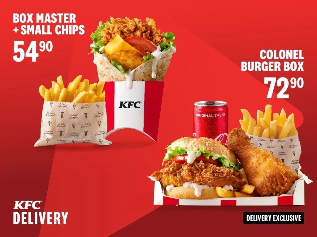  KFC Delivery Menu