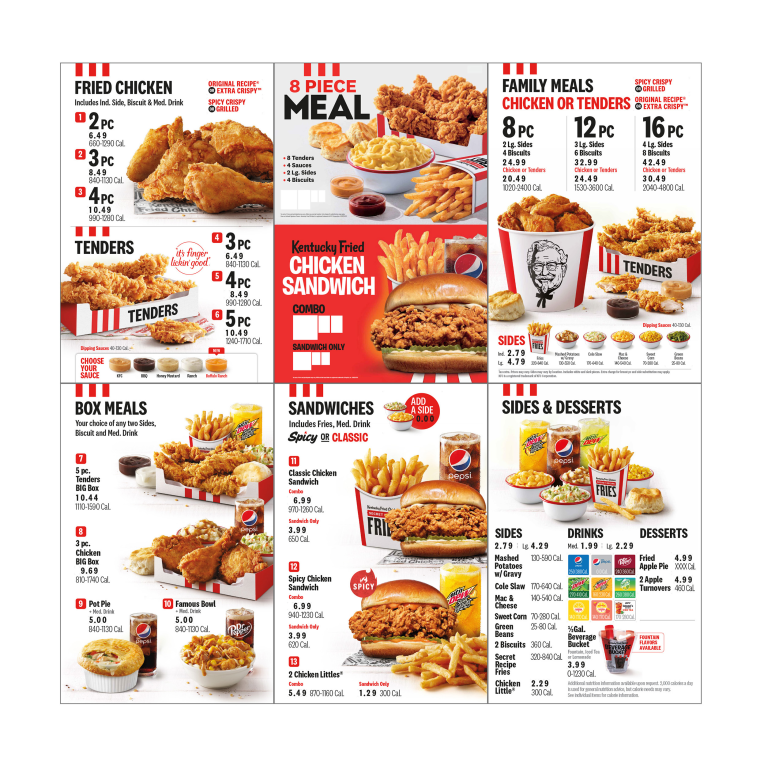 KFC-Menu-With-Updated-Prices-in-South-Africa