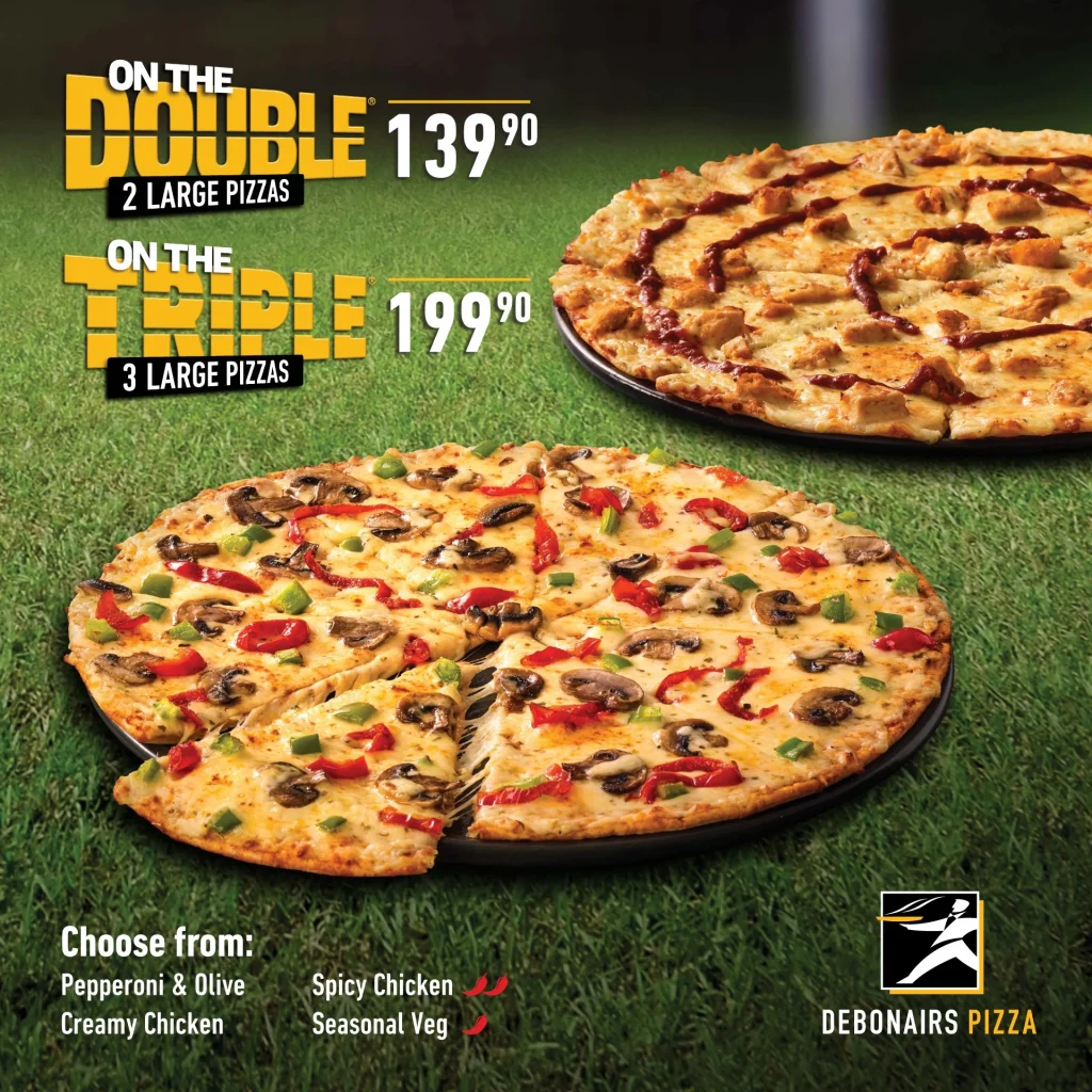 Debonairs Breakfast Menu