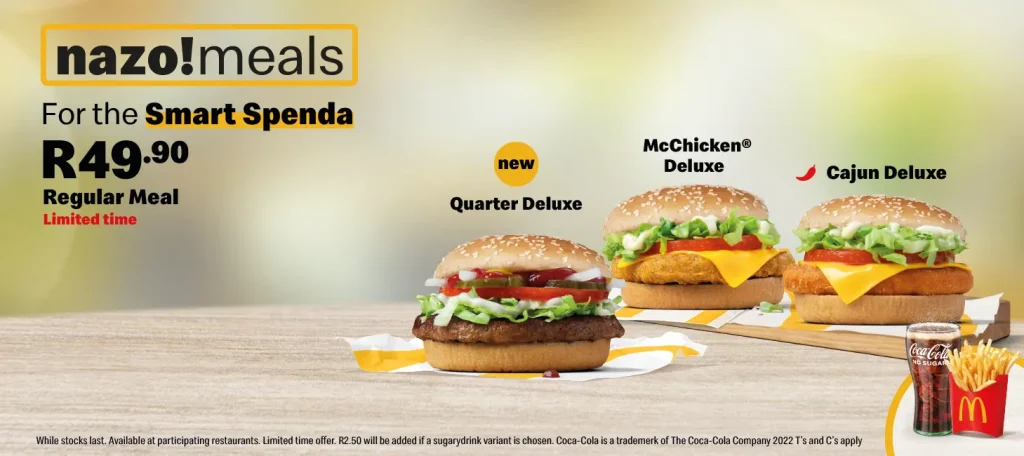 McDonalds Menu With Updated Prices in South Africa 2024