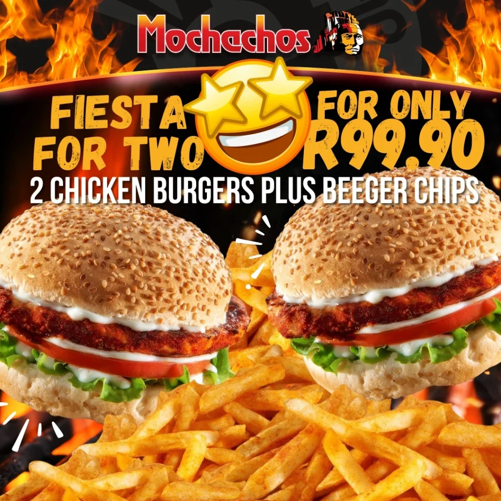 Mochachos Burgers Menu