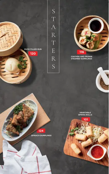 Simply Asia Starters Menu Prices